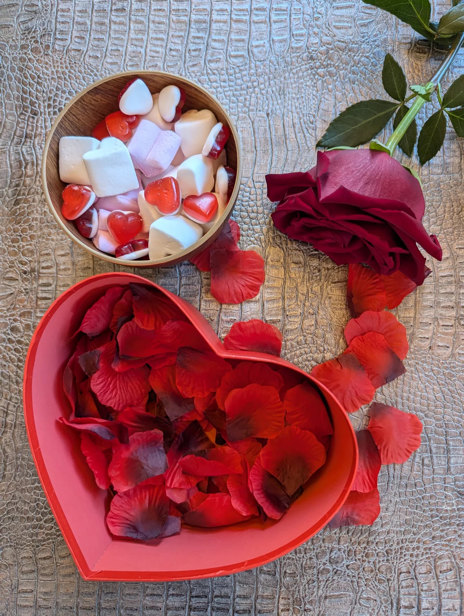L’accueil romantique en chambre
